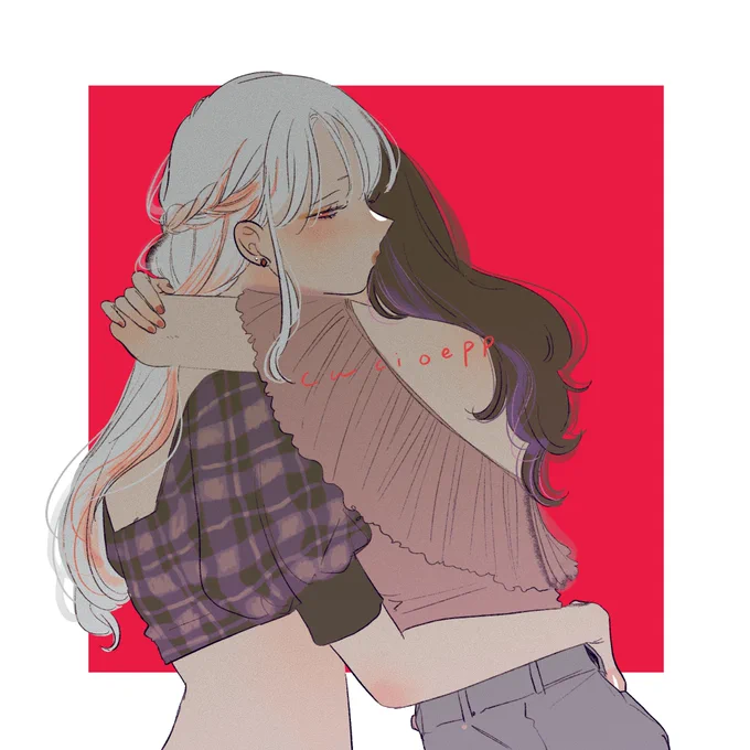 威圧 #創作百合 