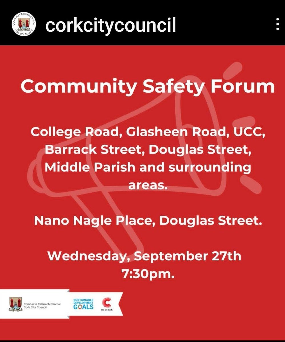 For <a href="/barrackstreet/">@barrackstreet</a> and #southparish and other #corkcity residents at <a href="/NanoNaglePlace/">Nano Nagle Place</a> Get your voice heard. #cork <a href="/corkcitycouncil/">Cork City Council</a>