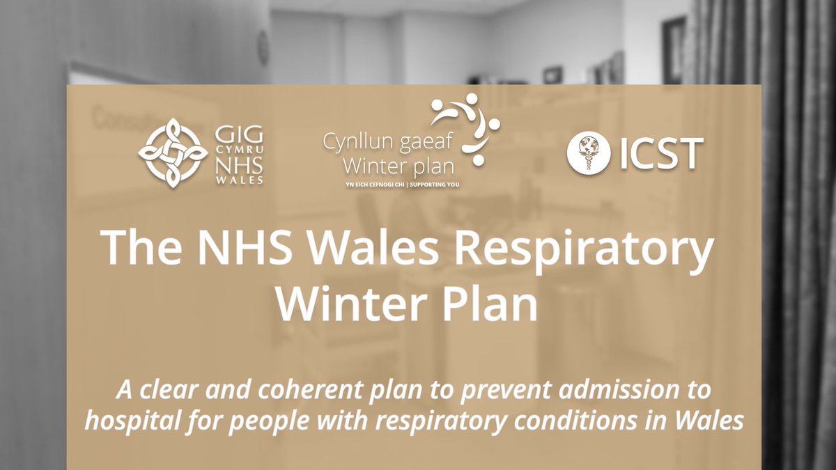 ICST_News's tweet photo. This winter, NHS Wales will prioritise respiratory patient management to reduce avoidable hospital admissions, as respiratory conditions contribute significantly to winter hospitalisations.

 Curious to learn more about the Winter Plan?

Visit: https://t.co/Bj11iEXBCi https://t.co/NaSQryJzP7