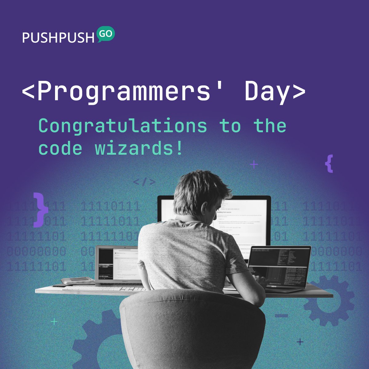 🎉 Happy Programmers' Day! 🖥️💻

Today, we celebrate the brilliant minds behind the digital magic that powers our world, including our amazing programmers who crafted our application, PushPushGo! 🔔

Here's to the unsung heroes who keep us connected, informed, and engaged. 🥂