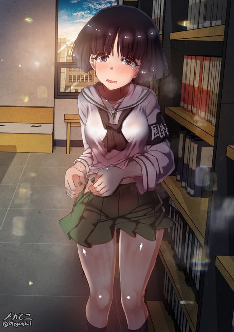 「この事は…皆には絶対内緒よ ! 」
図書館での密会がバレたら風紀が乱れてしまいますね🤭 