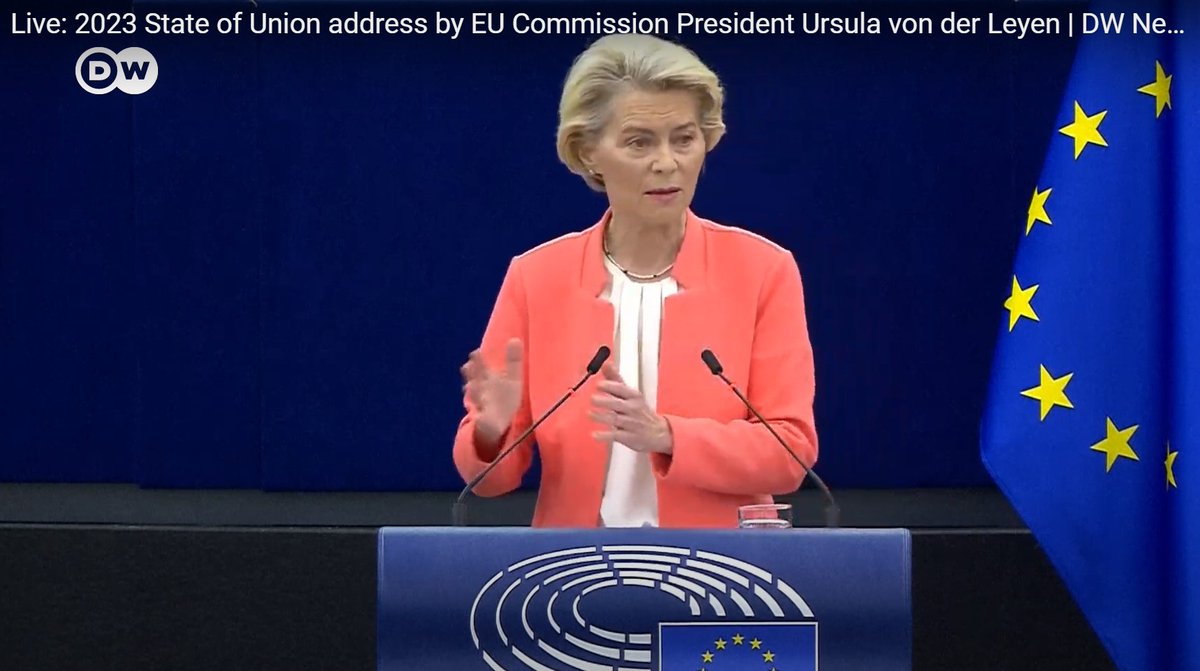 An incredibly proud moment for us <a href="/Maersk/">Maersk</a>  to be mentioned in #SOTEU2023 as an enabler of the Green Deal with our 1st green methanol vessel arriving in CPH this morning! What a start to the day!