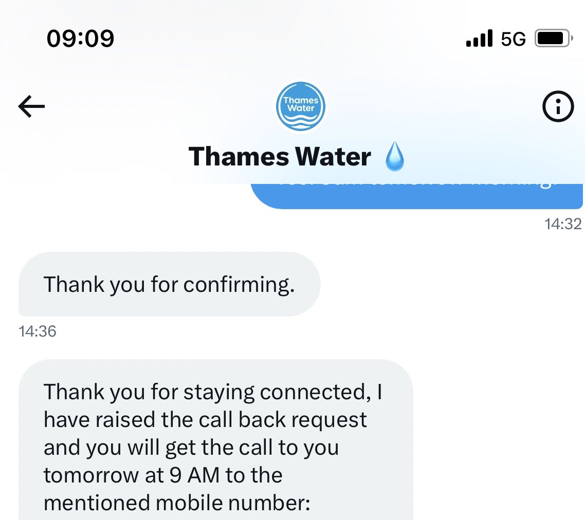 Hey <a href="/thameswater/">Thames Water 💧</a> guess who didn’t fucking call?! That’s right it was you guys.
