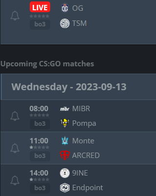 YanTLW's tweet photo. ESTAMOS AO VIVOOO🚨
@thunderpickco Europe Series 2

agora teremos:
@TSM vs @OGcsgo 
depois:
@MIBR vs @PompaTeam4 
@Monte_Esports vs @arcreduz 
@9INEGG vs @TeamEndpoint 

acompanhe aqui:
https://t.co/yQekmVRqjB https://t.co/kOo8sGiK0P