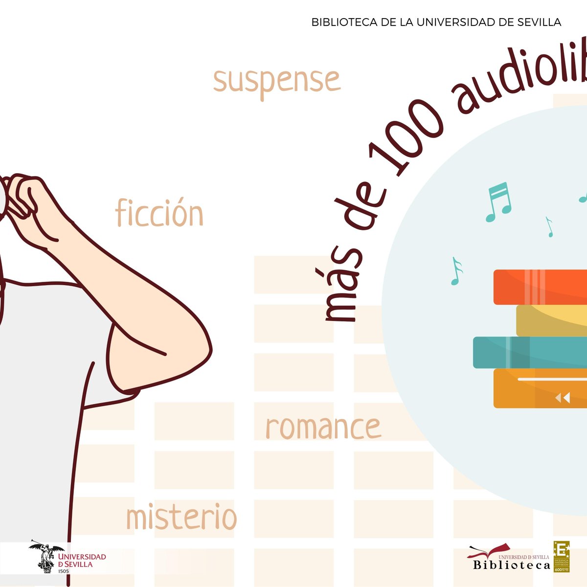 Biblioteca_US's tweet photo. Escucha, escucha... #audiolibros en la Biblioteca de la @unisevilla. ¿Lo has escuchado? Bueno... leído
Aquí el acceso: https://t.co/lTbJNulTkg @twitCADUS @InvestigaUS #lecturas #libros #escuchar #vivelaBUS #préstamo https://t.co/momtkNfWdX