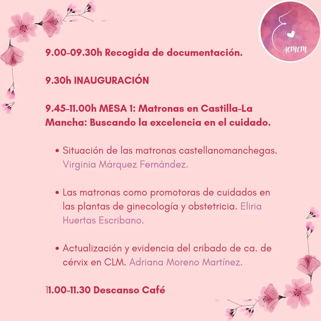 MatronasACMCM's tweet photo. Programa formativo. https://t.co/BAaGRAJVEC