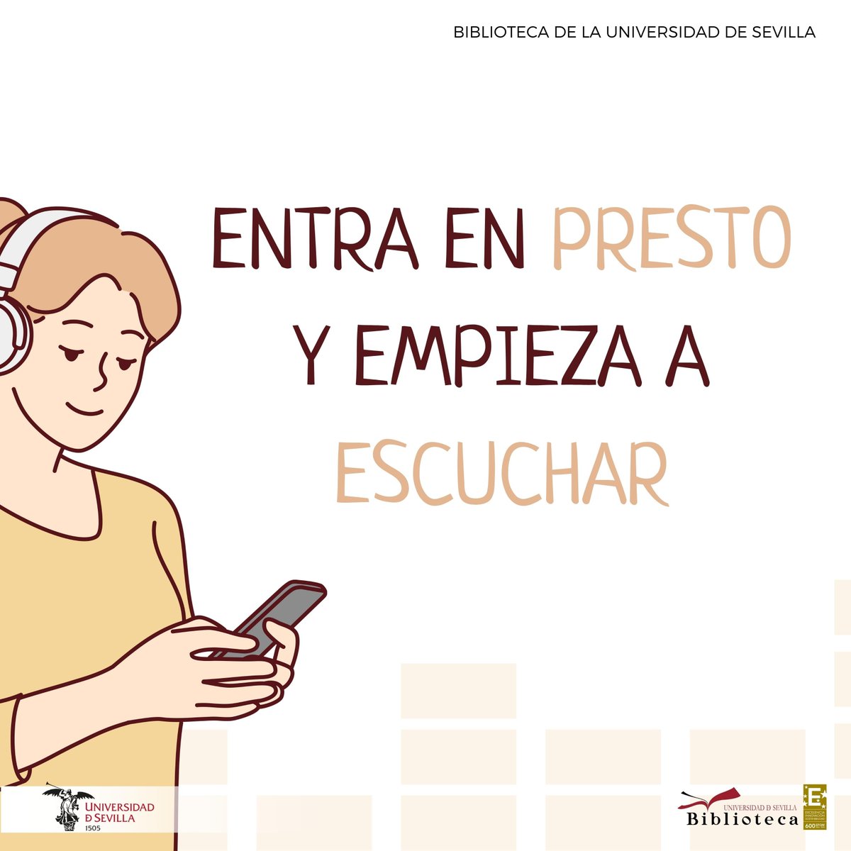 Biblioteca_US's tweet photo. Escucha, escucha... #audiolibros en la Biblioteca de la @unisevilla. ¿Lo has escuchado? Bueno... leído
Aquí el acceso: https://t.co/lTbJNulTkg @twitCADUS @InvestigaUS #lecturas #libros #escuchar #vivelaBUS #préstamo https://t.co/momtkNfWdX