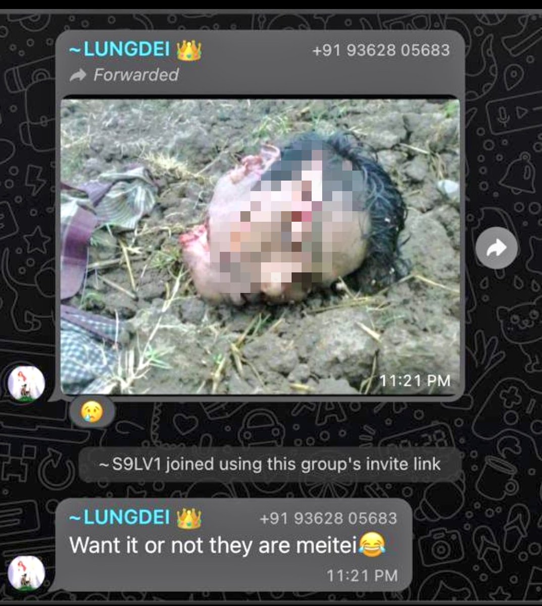 KaizenDeal's tweet photo. @NhCing @Sitharther @thewire_in Before David, A meitei was beheaded by Kukis, since there was no internet it wasn't viral ! KNOW YOUR SHIT #SOS #KukiMilitants #SaveMeitei https://t.co/BcZySGTSef