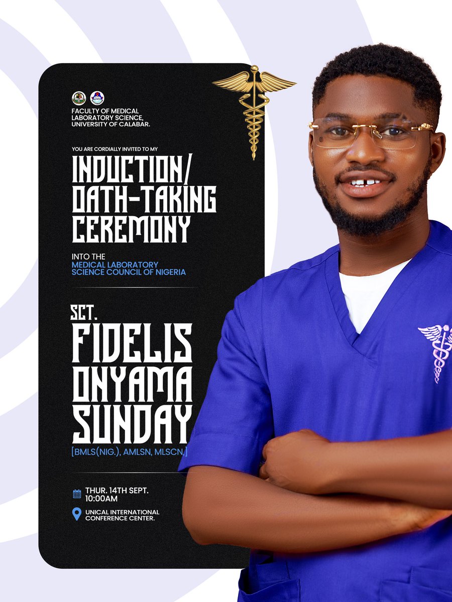 Fidelis87838667's tweet image. Taking the Oath⚕️💉
#FacultativeParasite
#MLSCN
#AMLSN
🩸💯🩸💯🩸💯🩸