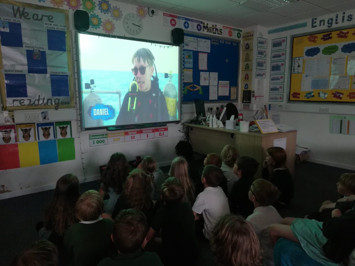 KPSFeed's tweet photo. Y3 loved seeing Daniel, who visited them in summer, on @SteveBackshall’s new show. They also enjoyed seeing Jillian @Sharks4Kids who had given them a virtual lesson from the Bahamas; what an experience! #Knavesmirecharacter #Ambitious #Passionate

https://t.co/bDCuUfhimQ https://t.co/ZnB5PI1pZA