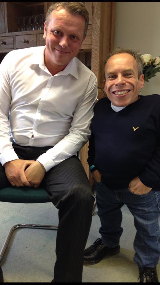 LeeWhitestone's tweet photo. @WarwickADavis Flashback to when I got to give Gardening Tips to this Legend😊 https://t.co/630scECl9x