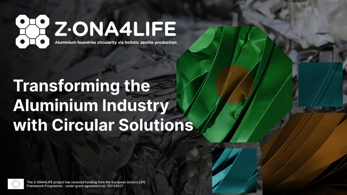 TrustITServices's tweet photo. 🌎@z_ona4life, a #LIFE project, starts this month, transforming the #aluminium industry with circular solutions. ♻️Join us to reduce waste, optimise resources, &amp; champion reuse &amp; #recycling in global #sustainability.
Learn more ➡️https://t.co/lWJimpFrde https://t.co/thTrb5Hn2j