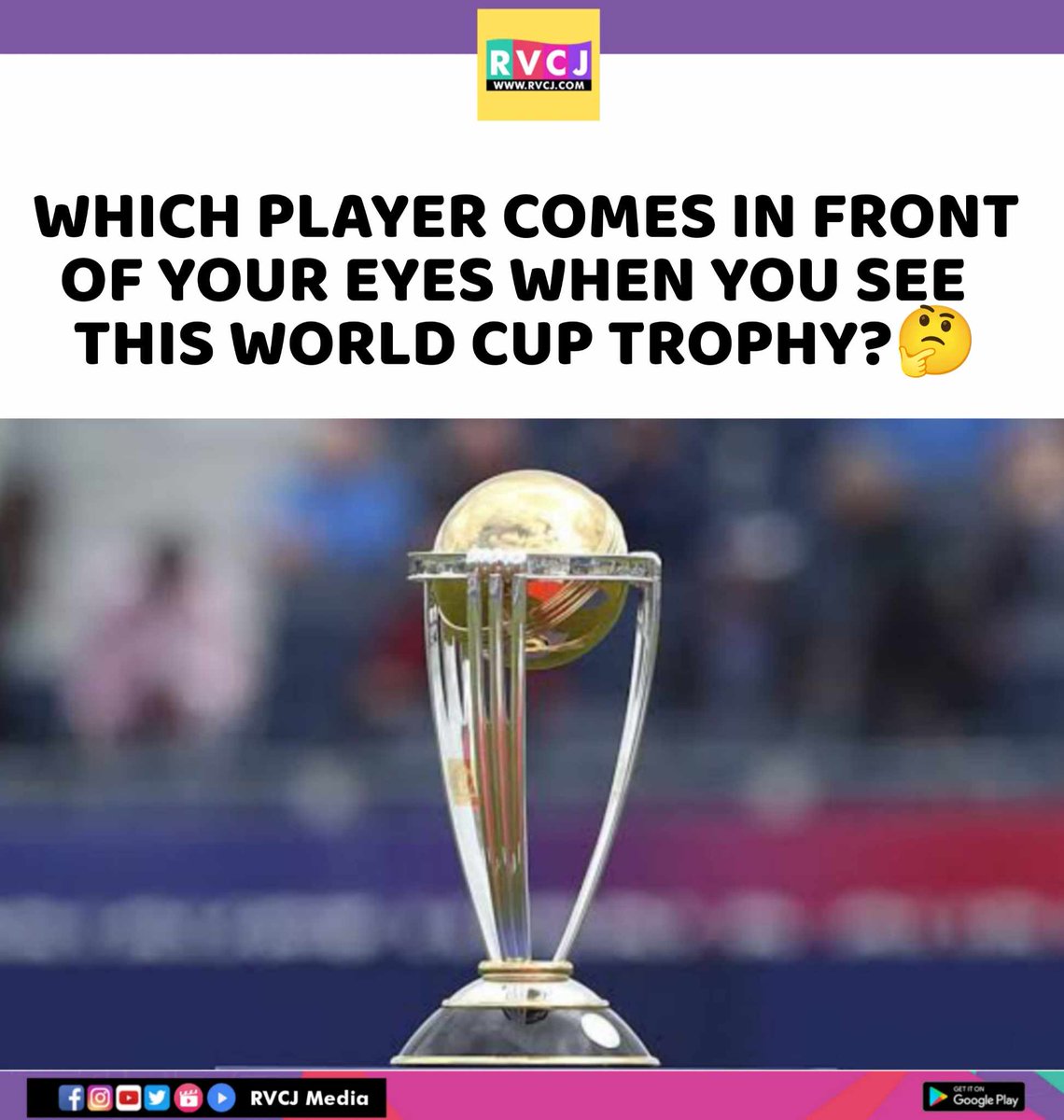 Cricket World Cup Trophy! 🏆