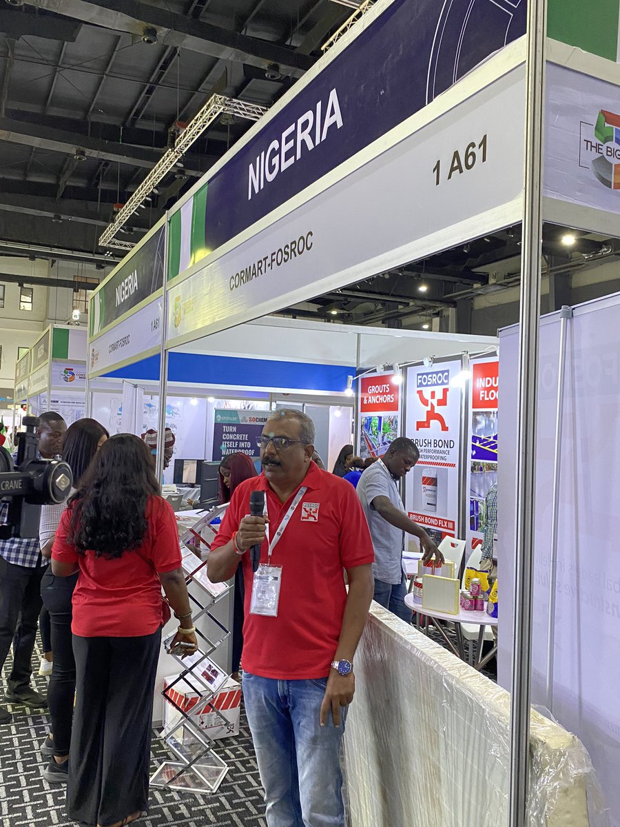 Cormart_constr's tweet photo. Last week, we participated as an exhibitor at Big 5 Construct Nigeria at Landmark Event Center, Lagos. 

We had a great time engaging with leaders, players and Organizations from across the construction industry globally. 

🧵 https://t.co/Y6rQi9YpuQ