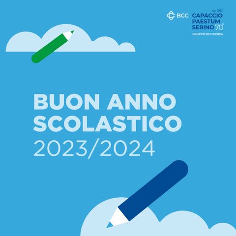 L'inizio della Scuola è come un ponte tra Passato, Presente e Futuro, ed è un po' come la magia della vita che continua. 
Ecco perché augurare ai nostri giovani amici, così come ai loro docenti, un buon inizio è come dare a tutti noi la speranza di un Futuro migliore.