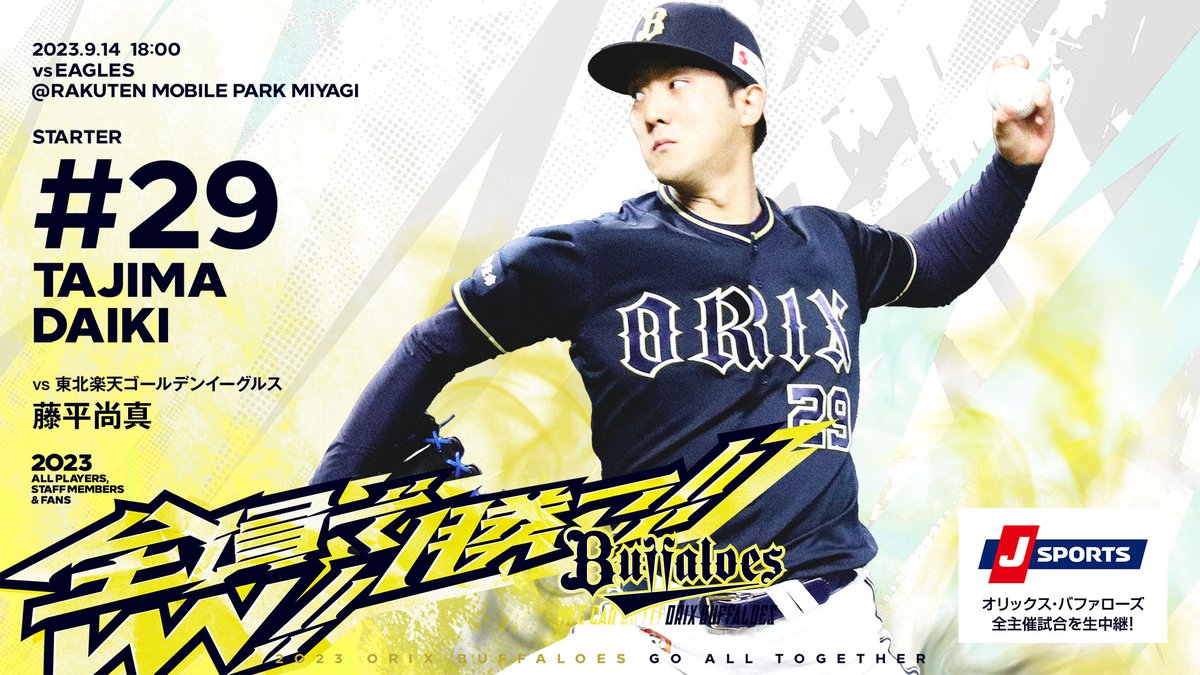 【値下げ不可】オリックスバファローズ　オーセンティック　フーディ　田嶋大樹