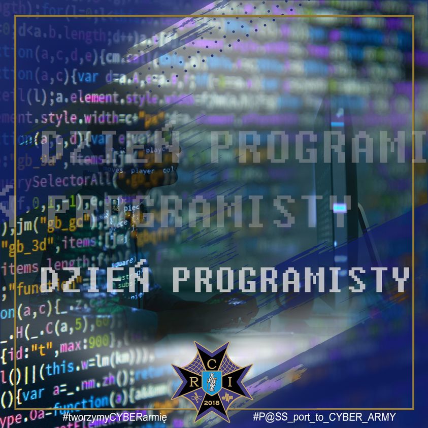 RCIOlsztyn's tweet image. Dziś święto Programistów. Życzymy Wam jak najmniej bugów, niskiej złożoności obliczeniowej algorytmów i niezapominaniu o średnikach i klamrach zamykających.
#DzieńProgramisty #RCIOlsztyn #tworzymyCYBERarmię #Pass_port_to_CYBER_ARMY
