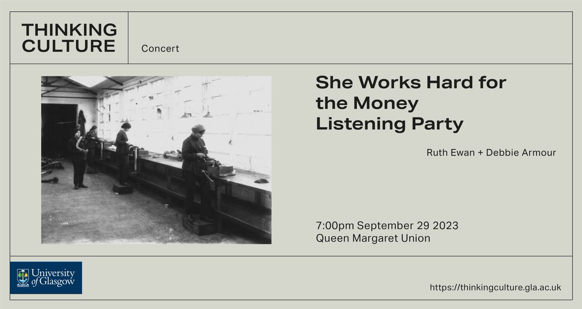 On September 29, artist Ruth Ewan & singer Debbie Armour will host “She Works Hard for the Money”, a listening party of song & lyrical story, celebrating the installation of Ruth’s “A Jukebox of People Trying to Change the World” at the @QMUnion. Free, but ticketed.