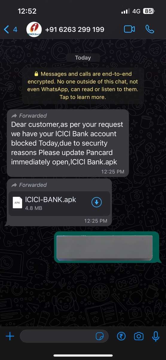 Keyaswings's tweet photo. Dear @ICICIBank_Care @ICICIBank sender number : +91 6263 299 199 https://t.co/CxWd0apNno