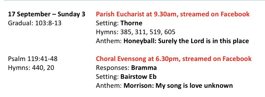 StNicsChoirHarp's tweet photo. This weekend our services are sung by the wonderful trebles in our boys choir and girls choir.

Contact music@parishofharpenden.org if you have a child aged 7+ who enjoys singing.  We have spaces in the boys choir, it’s all free! https://t.co/9Sx4L5aGjx