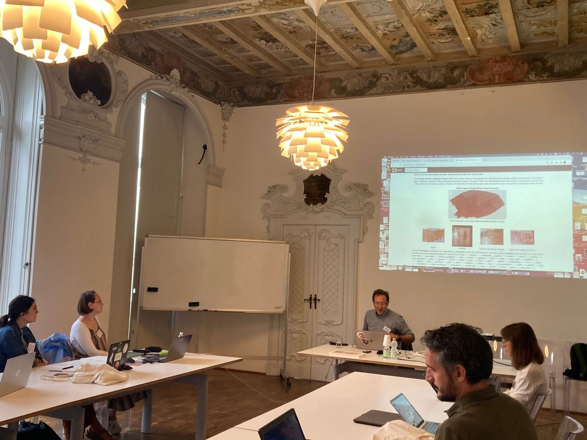 ling_in_pavia's tweet photo. 🌞 Day 3 of the Summer School is here! 🏛 Join us for an exciting session with Sebastian Heath from @nyuniversity. 🗺 Explore “Linked Open Data for studying the ancient world (Pompeii Artistic Landscape Project)”
#DHSummerSchool https://t.co/8S77W7r9yV
