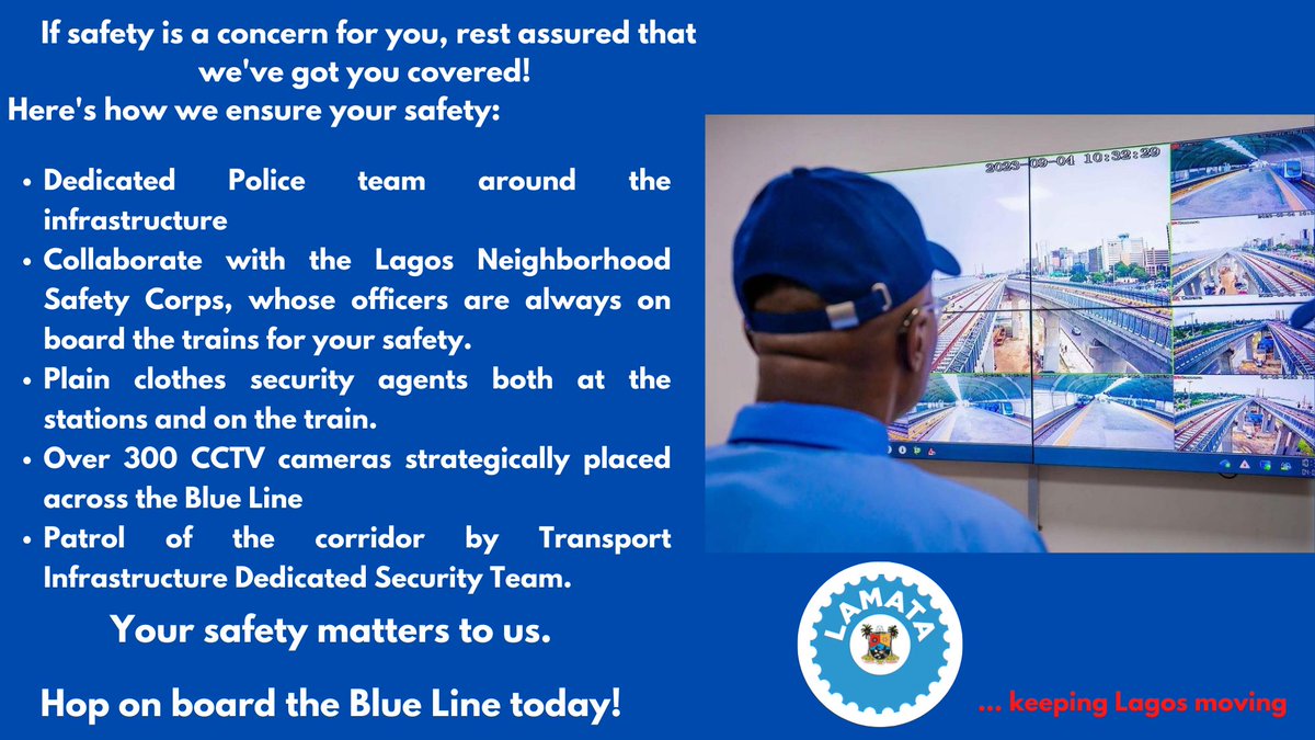 #BlueLineSafety #LagosOnTrack #keepingLagosmoving