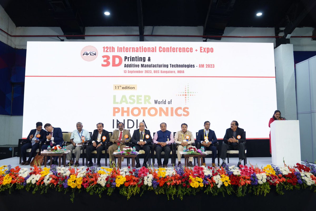 LWOPIndia's tweet photo. 𝐓𝐡𝐞 𝐌𝐨𝐦𝐞𝐧𝐭 𝐖𝐞'𝐯𝐞 𝐀𝐥𝐥 𝐁𝐞𝐞𝐧 𝐖𝐚𝐢𝐭𝐢𝐧𝐠 𝐅𝐨𝐫 𝐢𝐬 𝐡𝐞𝐫𝐞!

The stage is set, and the excitement is palpable as the most awaited conference, the "12th International #Conference on #3D Printing &amp; #Additive Manufacturing Technologies," has officially begun! https://t.co/9sB9vch2tU