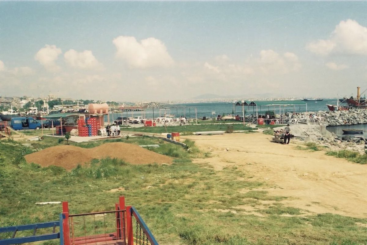 Doldurulmadan önce Yenikapı sahili, 1996, İstanbul.