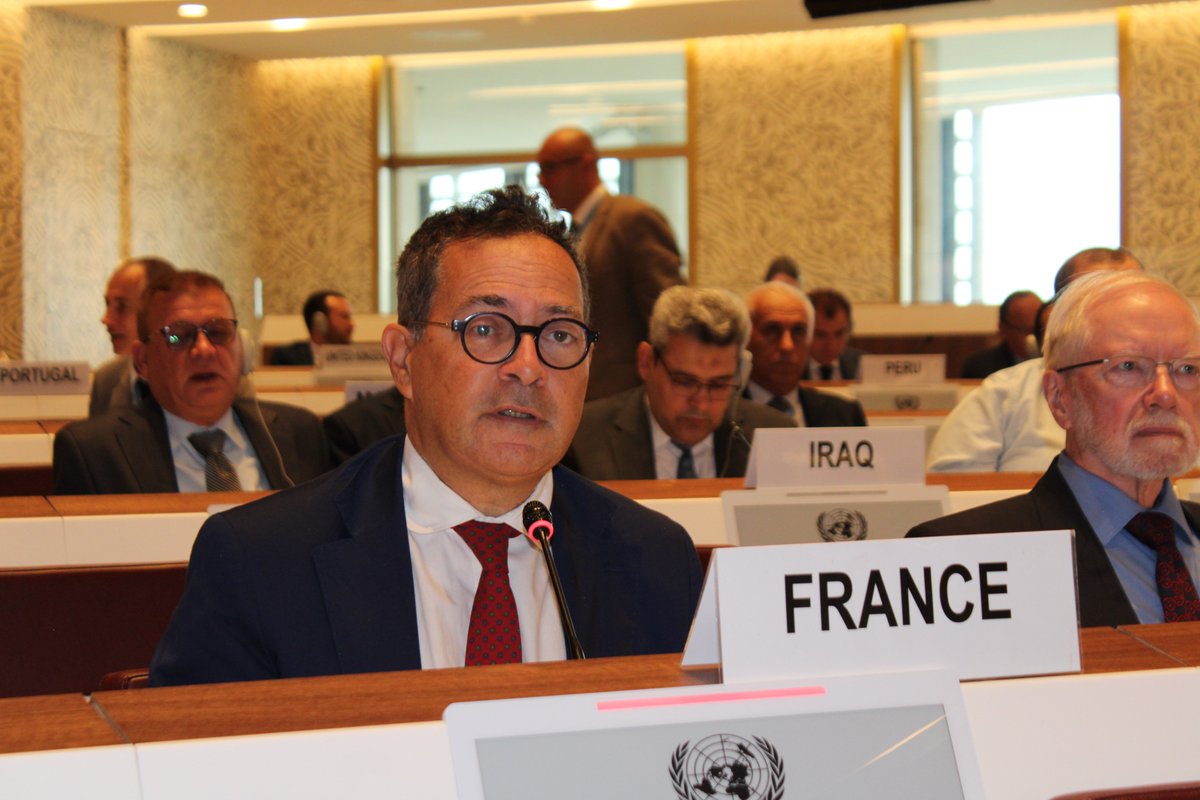 ISUCCM's tweet photo. #France outlines its efforts in global mine action. It notes the recent #CCM achievements. France is strongly committed towards #IntlCoop n Assist. and supports #CountryCoalitions to quickly wrap up the work in affected countries
@FR_Desarmement
@FranceONUGeneve https://t.co/5sUtpGH2r9