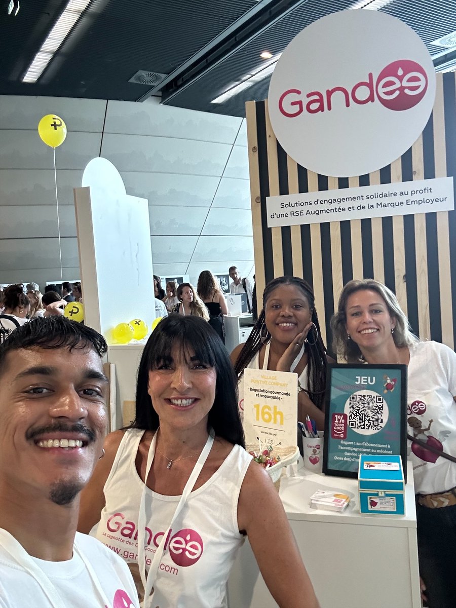 GandeeDoGooders's tweet image. Nous sommes au salon #Produrable aujourd'hui ! 😍 Retrouvez-nous au Stand 55 dans le Village @pwp_France ! 🤗

Venez nous voir et jouer à notre jeu concours pour tenter de gagner 1 an d'abonnement à l'accompagnement au mécénat Gandee 1% to Do Good  💵

#positivecompany #concours
