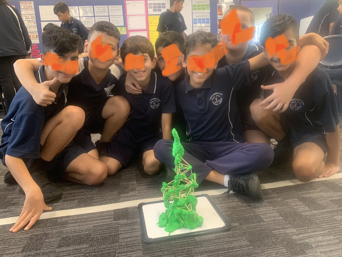 Encouraging communication and team work to build the tallest strongest tower using clay and toothpicks. #STEM #STEMeducation <a href="/HinchinbrookPS/">HinchinbrookPS</a>