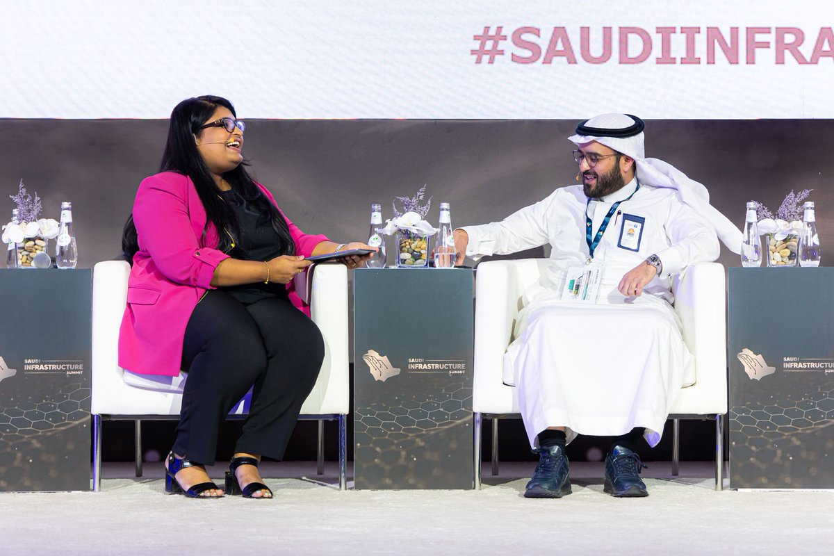 GlobalWaterExpo's tweet photo. 🌊🏗️ An incredible discussion earlier today at the Saudi Infrastructure Summit!

Eng. Feras Fahad Almansour, Project Management Office Manager at Saudi Irrigation Organization, shared invaluable insights. 🚀

#SIE23 #GWE23 #SaudiInfrastructureSummit #GlobalWaterExpo https://t.co/Bdn9owYxck