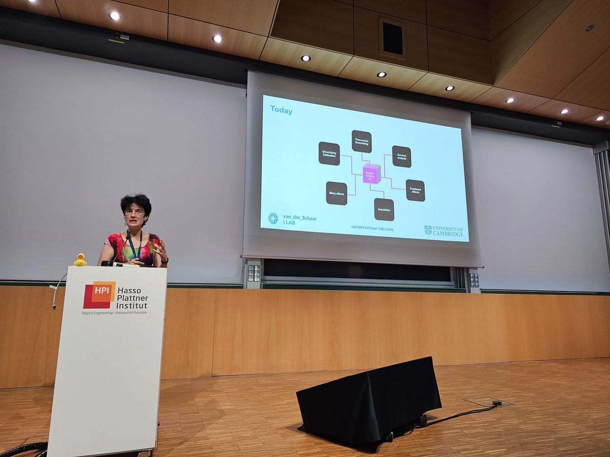 Fantastic keynote by Mihaela van der Schaar, highlighting many challenges for making #AutoML applicable in practice, in particular in medical applications.