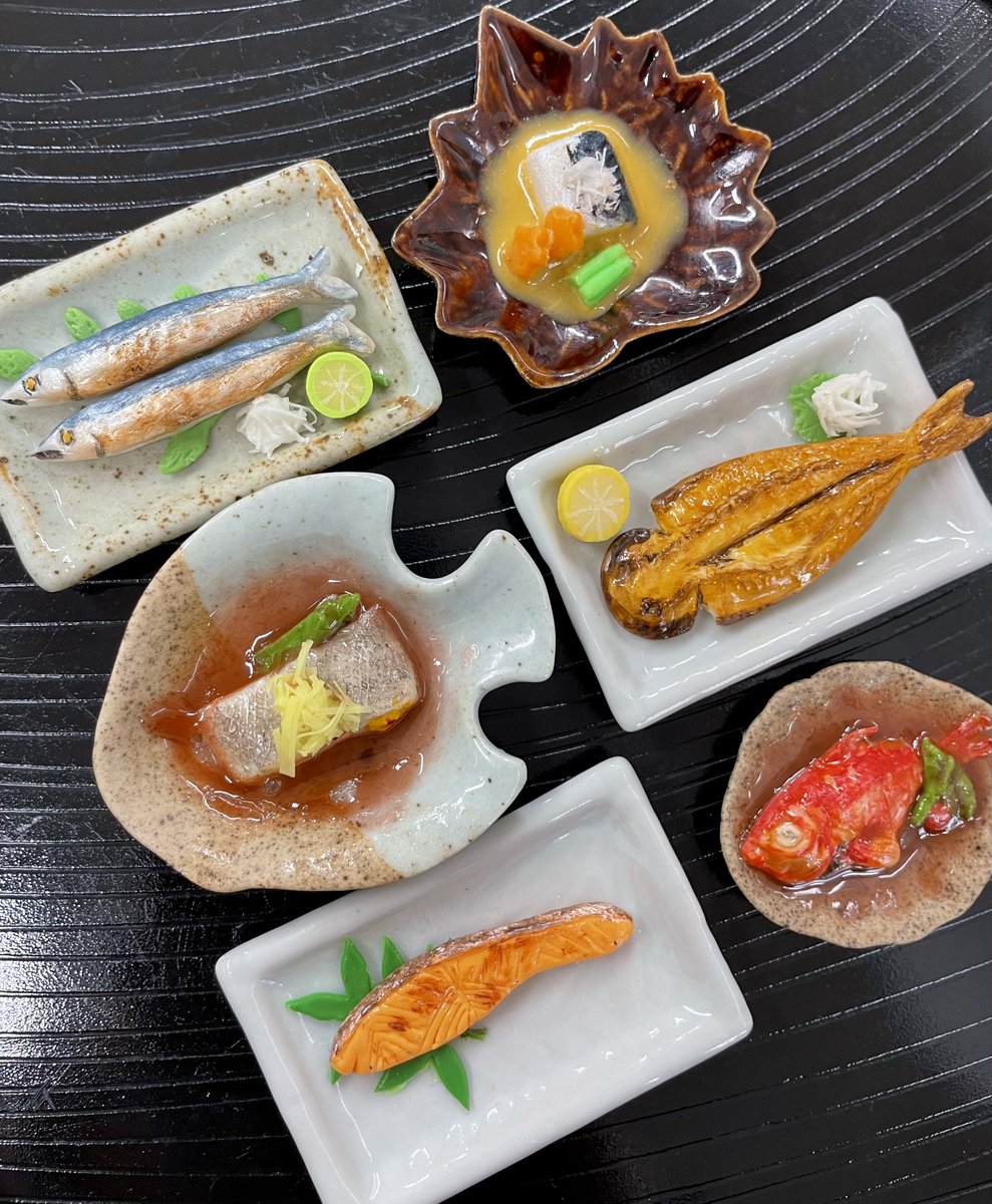 和食これくしょん 日本のおさかな ガチャ レインボー 【全６種フルコンプセット】 | 和食これくしょん 日本のおさかな レインボー 全６種