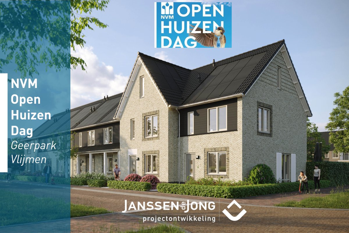Bezoek op zaterdag 30 september a.s. tussen 11:00 - 13:00 uur de NVM Open Huizen Dag in Geerpark Vlijmen! 🏡 Er zijn nog een aantal dezelfde woningen te koop in Nieuwe Morgen fase 2. Bekijk hier de beschikbaarheid van de woningen 👉bit.ly/3RkNV9P

#LetsBuildHappiness