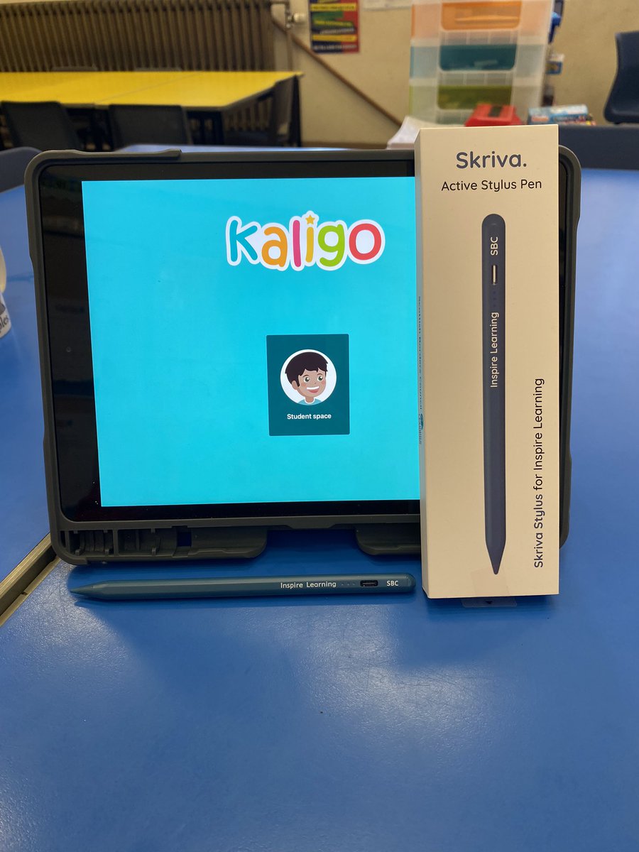 Excited by the arrival of our <a href="/SkrivaStylus/">Skriva</a> from <a href="/inspireSBC/">Inspire Learning</a> so we can get started improving our handwriting with <a href="/KaligoApps_EN/">Kaligo 🇬🇧</a> across the school. ✍️✏️🌟
