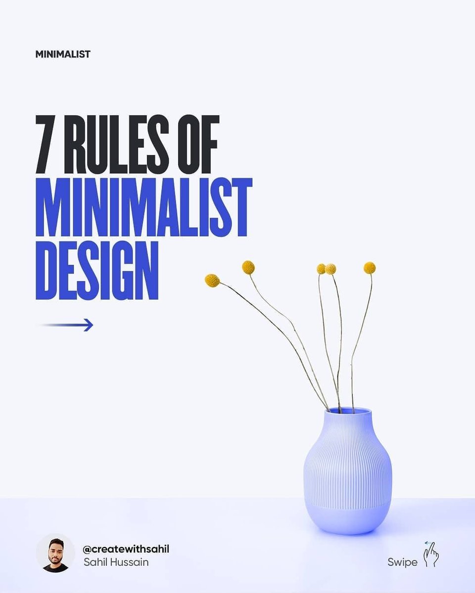 Good day guys 👋, checkout this rules of minimalist design you need to know, it's comprehensive, explore more if you can, it might be useful to you on your new project. 

#uidesign #uiux #designgod #design #uxdesign