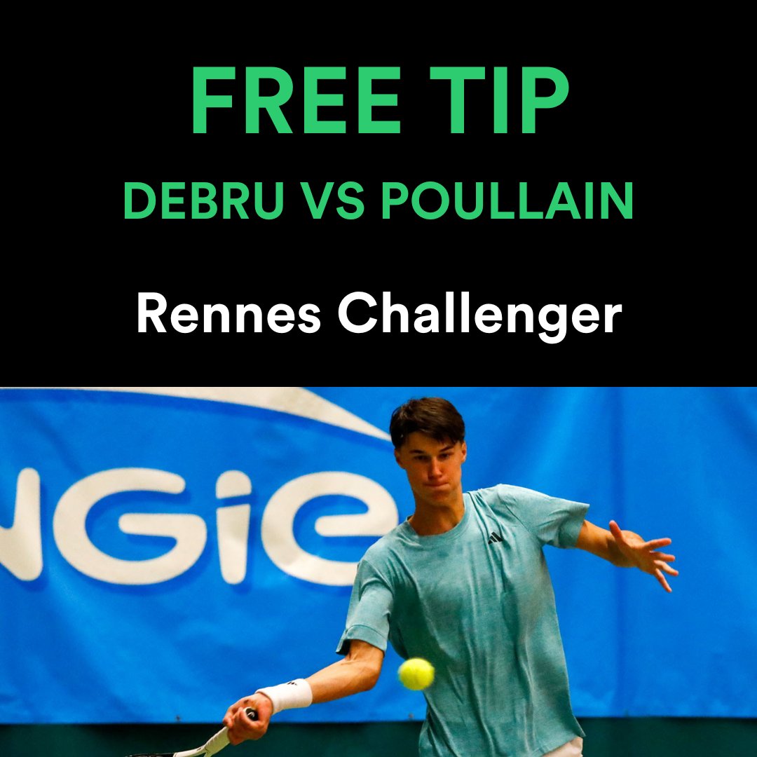 BetTennisApp's tweet image. 🎾 Rennes Challenger Alert: Debru vs Poullain 🎾
💥 Our pick: 🍀 Debru @ 1.85 @-117 🍀 Join our Free Telegram Group for more tips! Link in bio. 
#RennesChallenger #Debru #Poullain #BetTennisApp #Tennis #ATP #BettingTips #Tipster #TennisTips