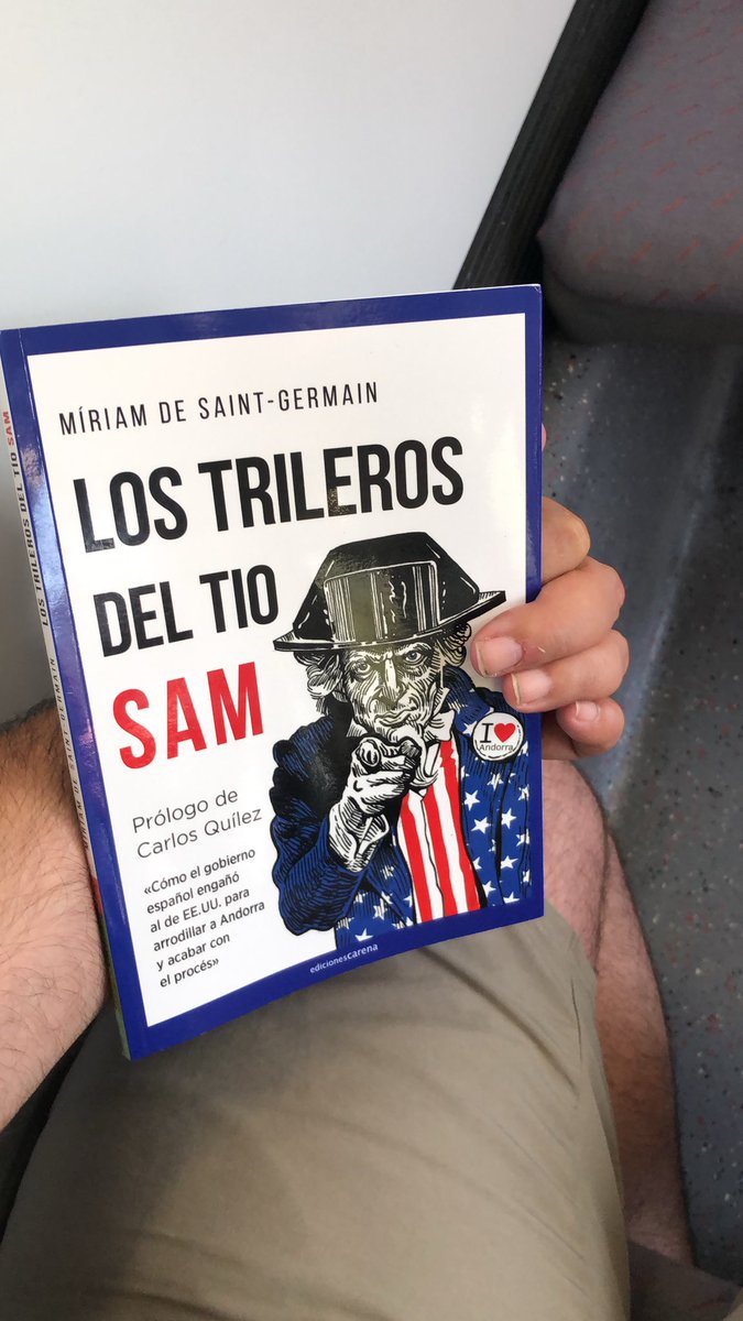 Leyendo ‘Los trileros del Tio Sam’ de Míriam de Saint-Germain <a href="/miriamsgn09/">Miriam St.Germain</a> para entrevista y más cosas <a href="/EdicionesCarena/">Ediciones Carena</a> <a href="/cubellesnoir/">Cubelles Noir</a>