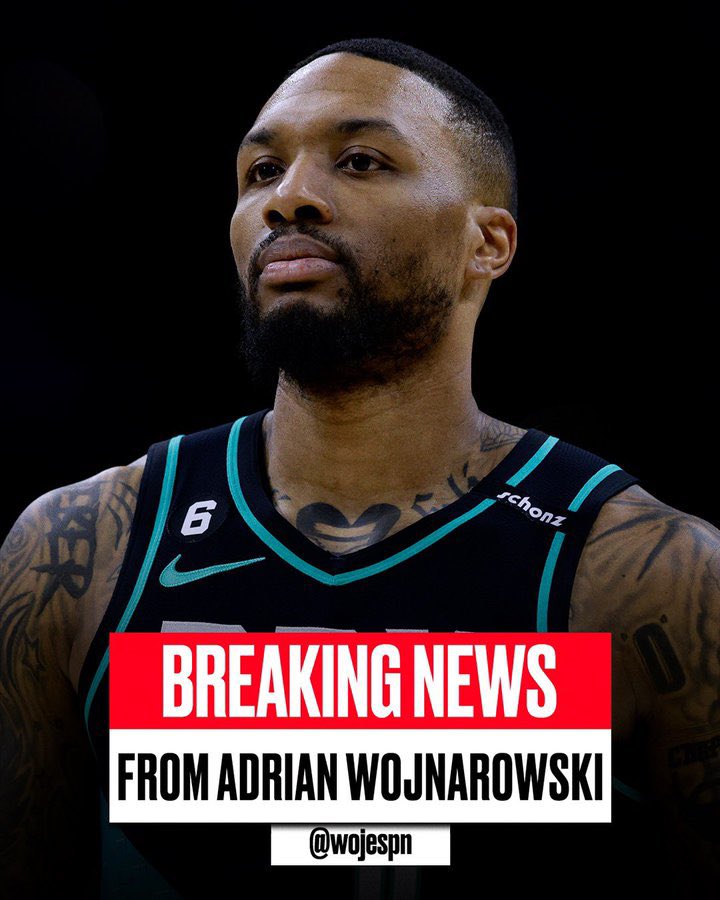 BREAKING NEWS 🚨🚨🚨
THE PORTLAND TRAILBLAZERS HAVE TRADED ALL STAR PG DAMIAN LILLARD TO THE MIAMI HEAT