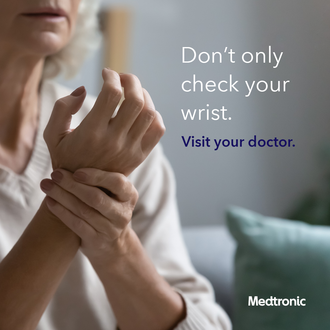 MDT_Regions's tweet photo. Do you check the pulse on your wrist? Maybe it's time to see a doctor. Click here to find out why ๐ https://t.co/O1VSqQGhG0
#AtrialFibrillationAwarenessMonth #AFibAwarenessMonth #AFibMonth https://t.co/XpWgFgrVhg