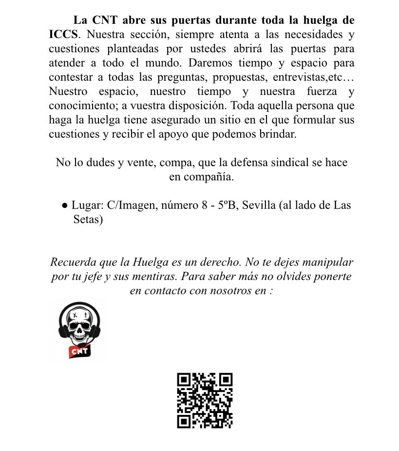 A ver, gente, resulta que las circunstancias nos obligan a hacer las cosas de diferente forma, así que hemos decidido tirar hacia delante con todo, como siempre hemos hecho.

Venid, hablad, colaborad y uníos a nosotres en esta huelga!