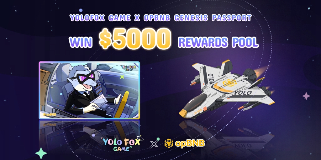 YolofoxGame's tweet image. 🤩🔥The Yolofox Game X #opBNB Genesis Passport Collection Event is officially underway!🎊👏

🦊Complete the tasks and earn rewards, including your very own Yolofox Game X opBNB passport and a chance to share in the 💰$5000 Reward Pool. 

💎#Freemint here👇
game.metalist.io/drops/yolopass…