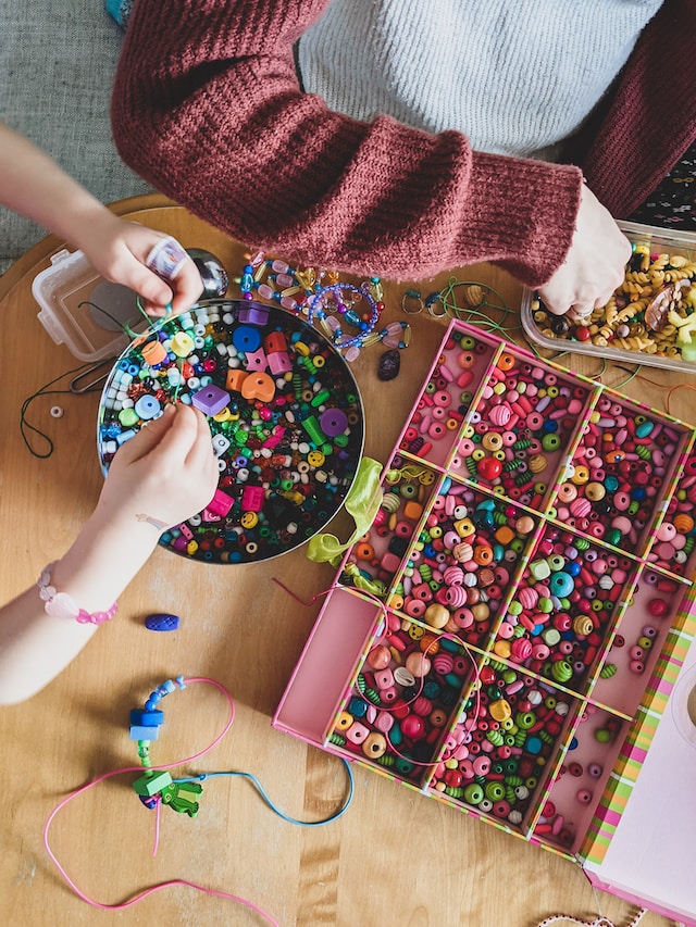 Crafting beads, one tiny piece at a time, we weave dreams into reality. Each bead carries a story, each piece a piece of our heart. Let your creativity shine bright, and may your designs inspire beauty in the world! ✨💎💫 #BeadedJewelry #HandmadeByBuni  #CreativePassion🌟📿💖