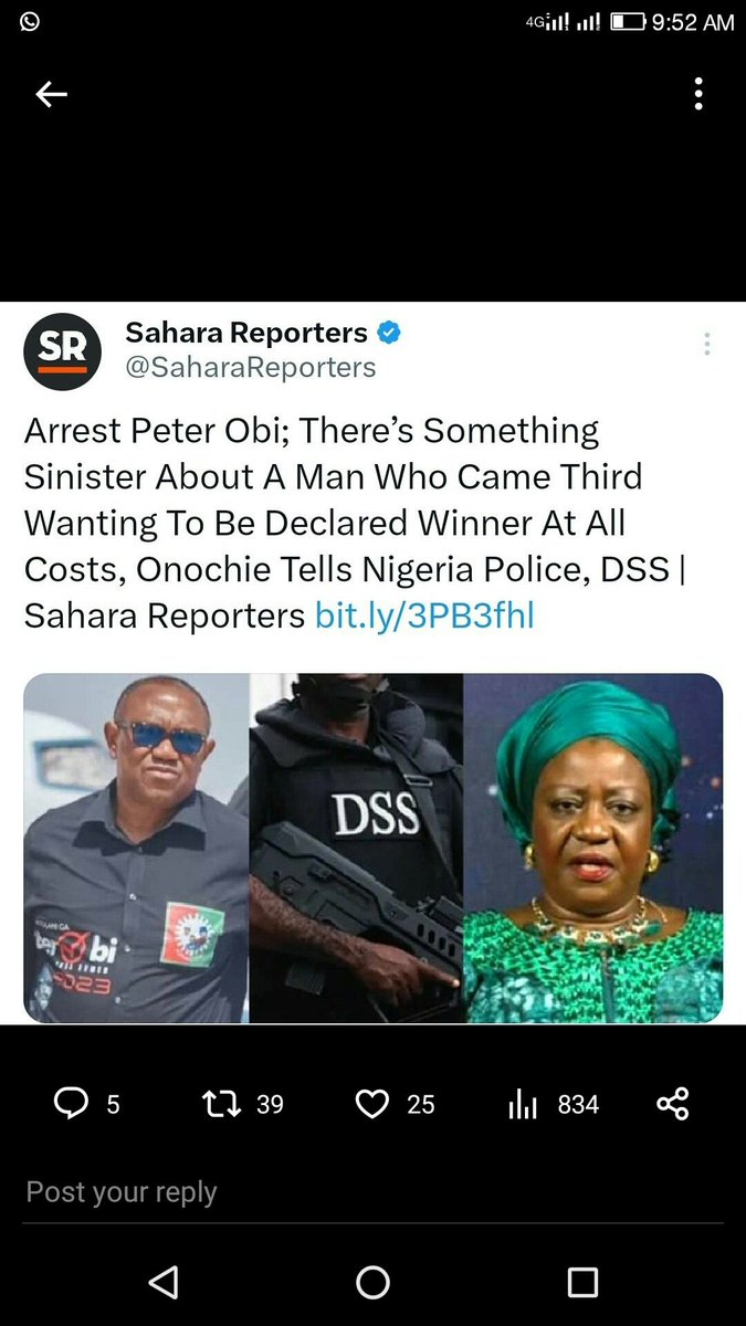I WONDERED WHY DSS WILL OVERLOOK THIS TREADING NEWS, DSS ARREST THIS IDIOT WITH IMMEDIATELY EFFECT, WHAT ARE YOU GUYS AFRAID OF? ARREST HIM AND LET HIM REMAIN IN YOUR CUSTODY TILL HE GOD'S NO TIME. IN THE CASE OF MNK YOU GUYS DIDN'T WASTE TIME SO ARREST PETER OBITUARY IMMEDIATELY