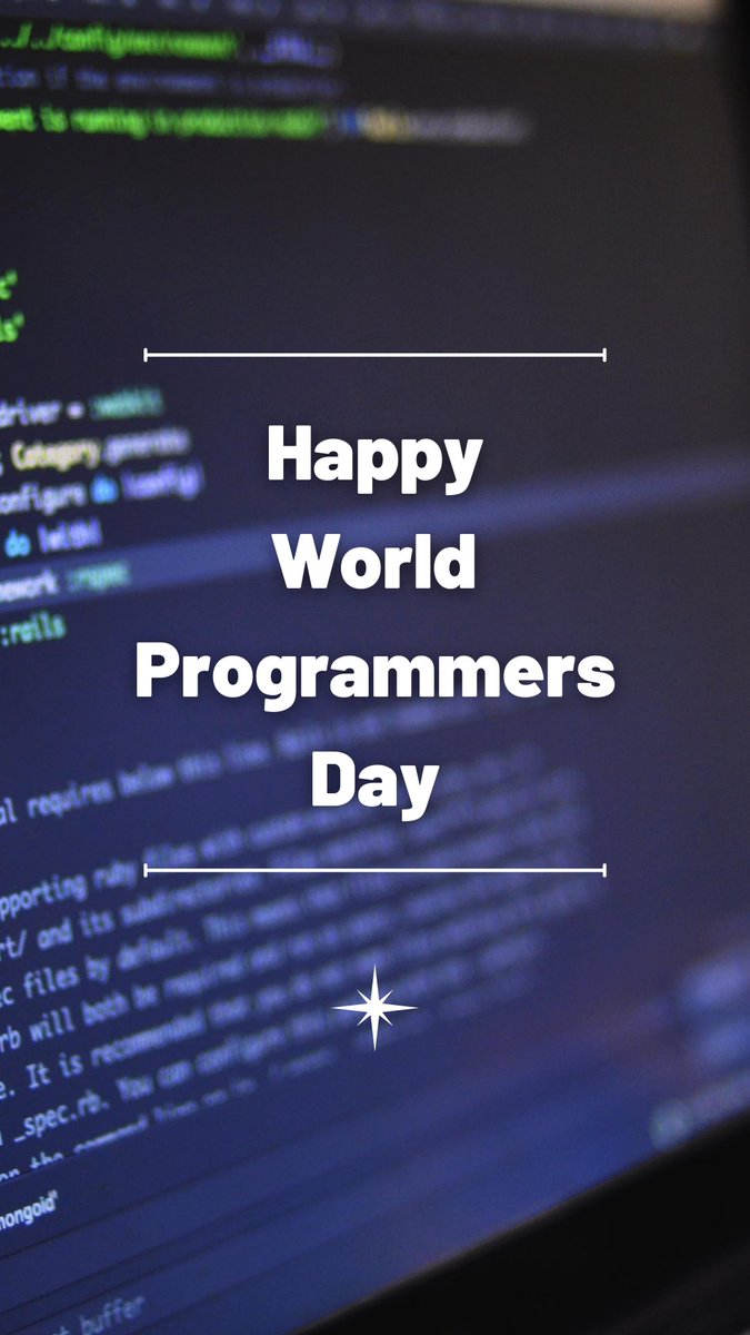 ketencek_it's tweet photo. Happy World Programmers' Day! 🎉 To all the coders out there, thank you for turning coffee into code, dreams into reality, and for making the digital world go round. Keep on coding and creating wonders! 💻❤️ https://t.co/TY3PyMPmhh