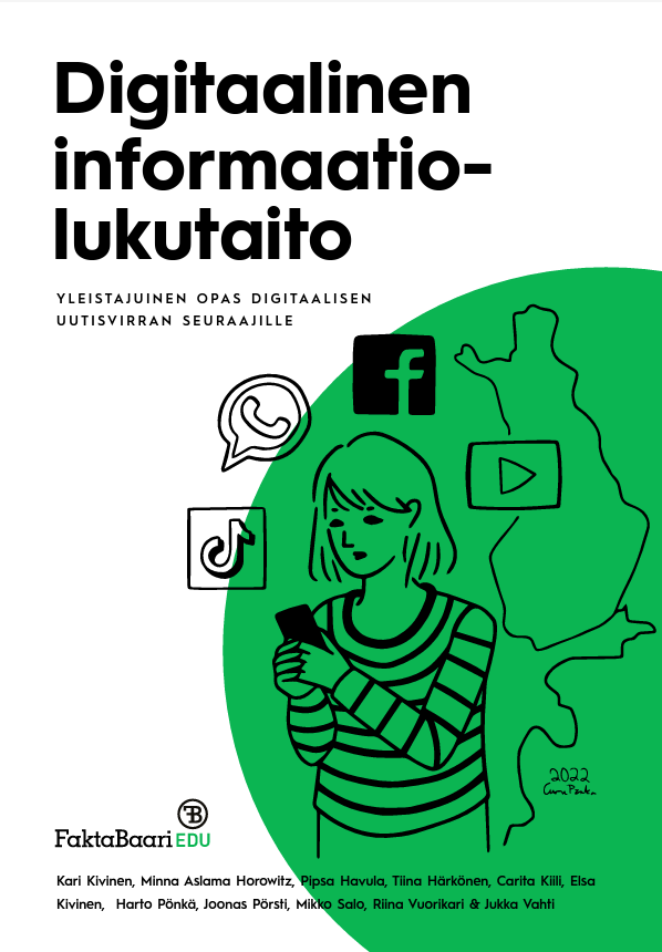 Faktabaari's tweet photo. Jakoon yleistajuinen DIL opas digitaalisen uutisvirran seuraajille.  Kaikki #yleaamu mainitut #informaatiolukutaito materiaalit ml. 3 kysymystä 👇   
👉https://t.co/SdK27HO5Pq 
Pysähdy, harkitse ja tarkista! ✅ #FactHacker #opehommat https://t.co/Ed4f4uJY84
