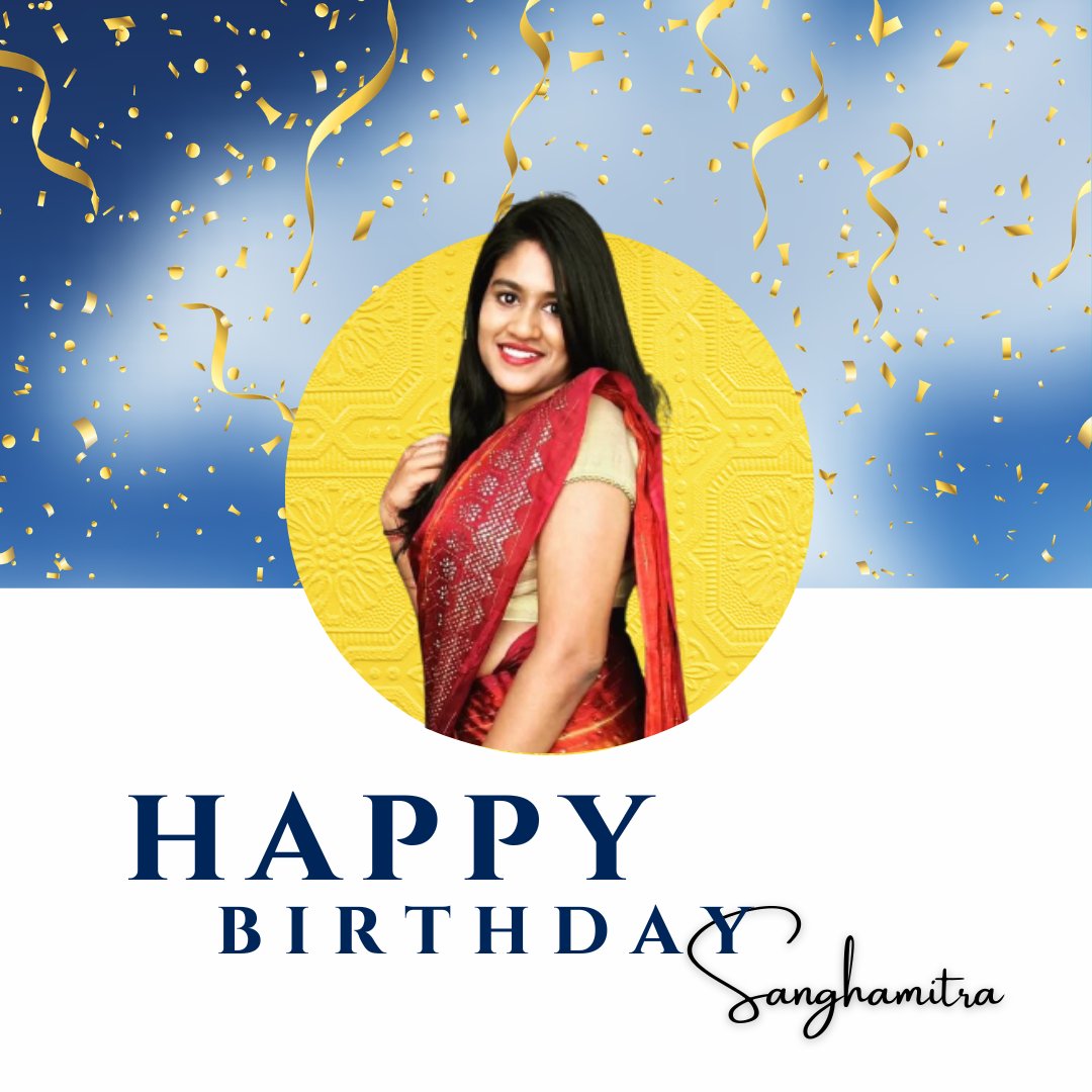 snappyhires's tweet photo. Happy Birthday, Sanghamitra
On this special day, may your life be filled with boundless joy, love, and endless adventures. May every moment be a step closer to your dreams and aspirations. Your presence brightens our lives, and we're grateful for the incredible person you are. https://t.co/IeVoUGhmpV