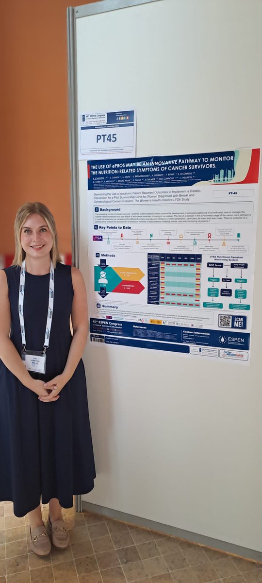 Katie Johnston RD (@katie_j80) on Twitter photo Proud to be representing the #LYSA trial at #ESPEN2023, presenting the use of #ePROs to implement a dietetic intervention in cancer survivorship. Thank you to <a href="/BreakthroCancer/">Breakthrough Cancer Research</a> for funding this important research in dietetics! Proud to be representing the #LYSA trial at #ESPEN2023, presenting the use of #ePROs to implement a dietetic intervention in cancer survivorship. Thank you to <a href="/BreakthroCancer/">Breakthrough Cancer Research</a> for funding this important research in dietetics!
