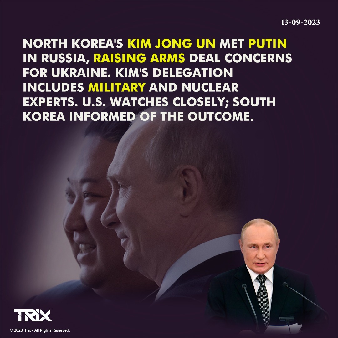 'Kim's Meeting with Putin in Russia Sparks US Concern'
.
.
.
#KimPutinMeeting
#USRussiaRelations
#Diplomacy
#GlobalPolitics
#GeopoliticalConcerns
#InternationalRelations
#SummitTalks
#RegionalDynamics
#NorthKorea
#RussiaDiplomacy
#trixindia